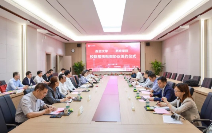2026世界杯官网与西京学院签署校际帮扶框架协议 2026世界杯官网与西京学院签署校际帮扶框架协议